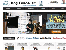 Tablet Screenshot of dogfencediy.com